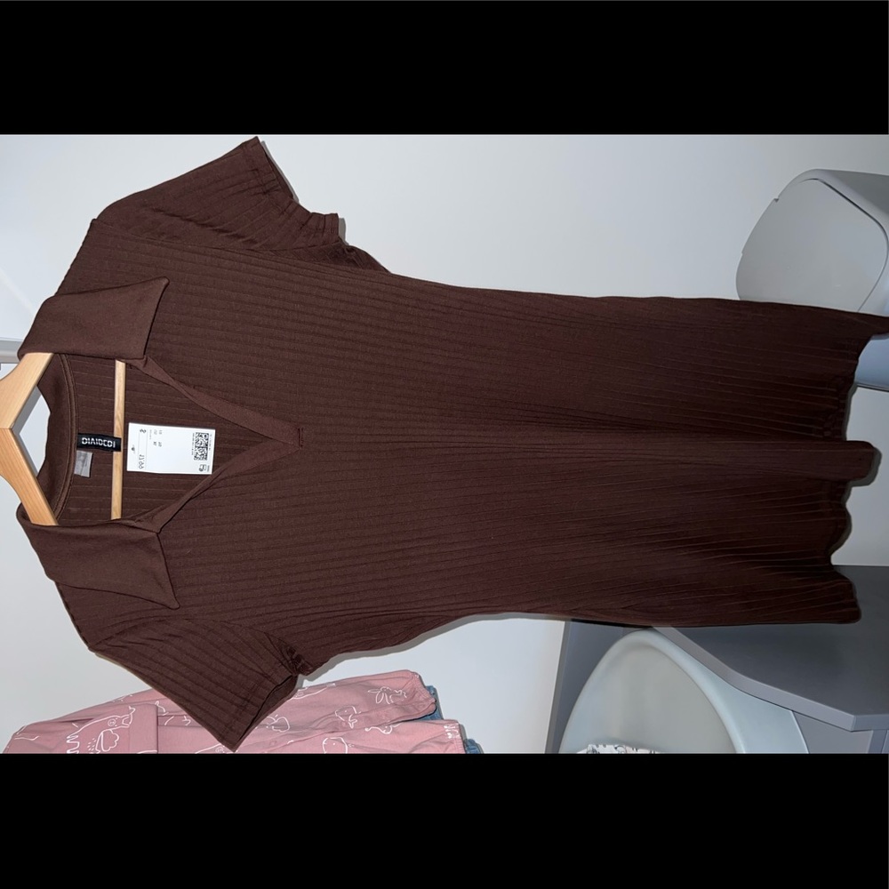 H&M brown dress